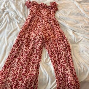 Floral jumpsuit 